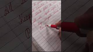 Cursive Practice for TeacherVid17  Cursive Shorts english cursivewriting cursivewritingenglish [upl. by Aniz486]