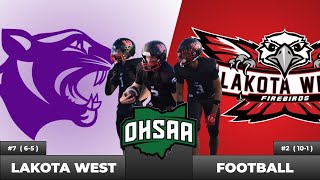 OHSAA Football Lakota West Firebirds Vs Elder Panthers [upl. by Akel531]