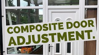 Composite Door Adjustment amp Loose Hinge Fix [upl. by Elfrida270]