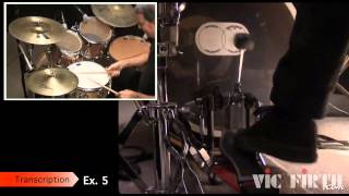 Drumset Lessons with John X Bonham Bass Drum Triplets [upl. by Lebazej647]