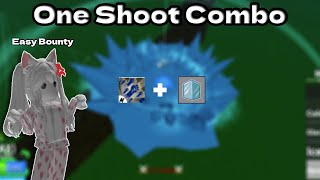 『Best One Shoot Combo God Human  Ice Damage』 BLOX FRUITS  BOUNTY HUNTING [upl. by Beverlee359]