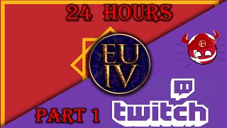 EU4 Bokoen1 Twitch Stream  14082021  24h Game  Part 1 [upl. by Aidin76]