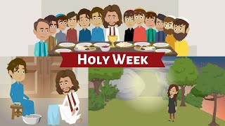 What is Holy Week Palm Sunday Holy Thursday Good Friday and Easter [upl. by Rednazxela]