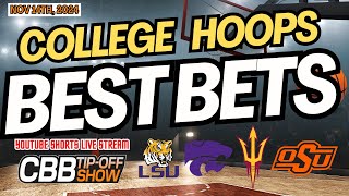 College Basketball Best Bets  Predictions  FREE Picks  Nov 14th [upl. by Auqcinahs]