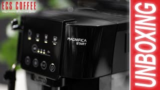 DeLonghi Magnifica Start  Unboxing amp Setup  First Look at Your New Coffee Companion [upl. by Ennavoj]