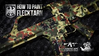 How to paint Flecktarn English subtitles [upl. by Subak]