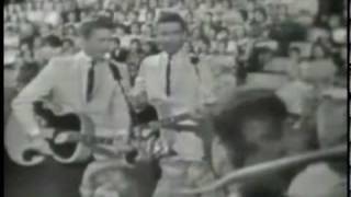 The Everly Brothers  Cathys Clown Saturday Night BeechNut Show  July 1960 [upl. by Htnamas]