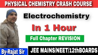 Electrochemistry in 1 Hour Full Chapter ALL TOPIC Revison l Class 12 l JEE Mains NEET numericals [upl. by Cully]