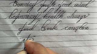 english cursive words connecting  cursive writing practice for beginners [upl. by Eitirahc709]