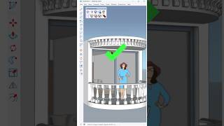 How to Place Corbels Around a Curve in SketchUp with the SketchPlus Plugin nicetower [upl. by Vala]