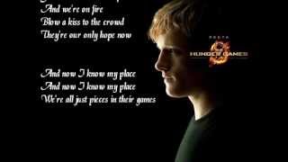 Birdy  Just A Game Lyric Video The Hunger Games Songs From District 12 and Beyond [upl. by Willing]