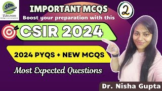 CSIR 2024 Dec Revision  Most Expected Questions  Part2  Biodotcom  csirnet csir [upl. by Hedve83]