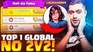 PEGUEI TOP 1 do MUNDO no 2v2 Com LucasXGamerCR [upl. by Hibbs]