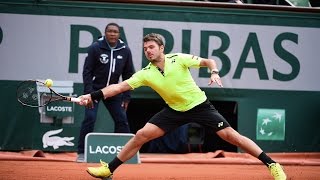 Stan Wawrinka v Albert RamosVinolas Highlights  Mens Quarterfinals 2016  Roland Garros [upl. by Rehpotsyrk523]