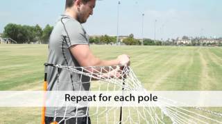 Bownet Soccer Goal 4x8 Set Up Video [upl. by Nilcaj444]