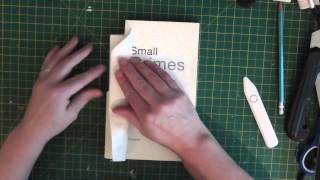 Book fold christmas candle full tutorial [upl. by Adnilak365]