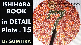 Ishihara Test Book Plate 15 in Detail  Dr Sumitra  Color Blindness Test [upl. by Curr]