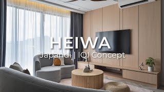 Inside a Minimalist Japandi Style Condo  HEIWA 平和 1Minute House Tour [upl. by Huba]