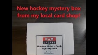 New local card shop mystery hockey box [upl. by Kalikow289]