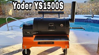 My New Yoder YS1500s Smoker  Assembly amp Burn In [upl. by Nyraf123]