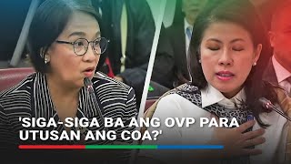 VP Saras chief of staff detained after House panel discovers her letter to COA  ABSCBN News [upl. by Oicul]