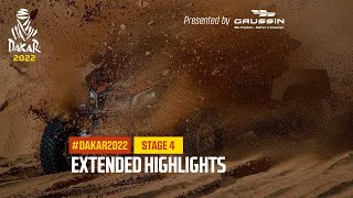 Extended highlights of the day presented by Gaussin  Stage 4  Dakar2022 [upl. by Sivrahc251]