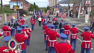 Portadown Defenders FB  South Belfast Memorial Parade 140924 [upl. by Briscoe7]