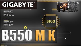 The Dark Secret of Gigabyte B550 M K BIOS Update [upl. by Caneghem]