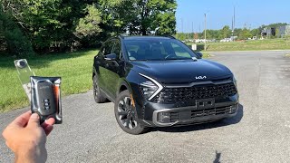 2025 Kia Sportage Hybrid X Line Prestige Start Up Test Drive Walkaround POV and Review [upl. by Aiyn]