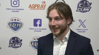 POST GAME vs Guildford Flames 200124 Philippe Sanche [upl. by Nnitsuj737]