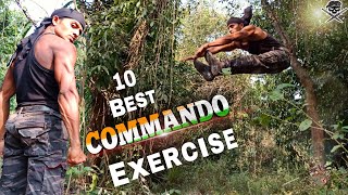 10 Best Commando Training Exercise । Commando Workout 🔥 । Army nagar 🇮🇳 । [upl. by Arev]