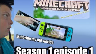 Henry explores old Minecraft worlds season  1 episode  1 [upl. by Audy]