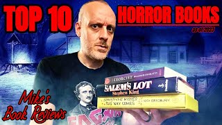 My Top 10 Horror Books of All Time as of 2023 [upl. by Mortensen]