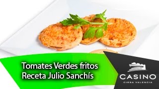 Tomates verdes fritos  Receta [upl. by Nosemyaj130]