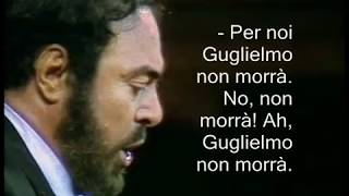 Corriam voliam  Lyrics  Luciano Pavarotti [upl. by Wickham]