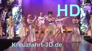 AIDA Show Fata Morgana erlebt auf AIDAsol bei Kreuzfahrt Kanaren  Kanarische Inseln [upl. by Aillil]