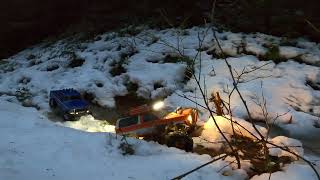 RC Snow Trail Crawl Part 2 [upl. by Onitnerolf]