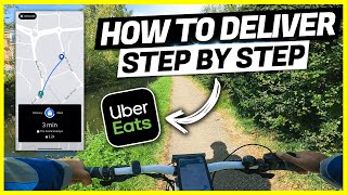 How to deliver Uber Eats STEP BY STEP Tutorial [upl. by Holmes]