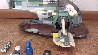 HD Lego Star Wars Review  Boba Fetts Slave One  6209 [upl. by Gurney]