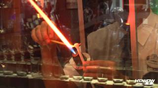 Walt Disney World Glassblowing Demonstration  Magic Kingdom  Walt Disney World 2008  MouseMagicHD [upl. by Ylenaj]