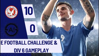 E football Gameplay Pt12 Pc challenges and div 6 games Good Mic Crazy rocket of goals [upl. by Slorac]