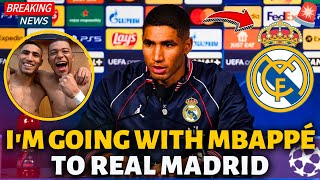 💥EXPLODIED HAKIMI SURPRISED EVERYONE PARIS IS IN SHOCK REAL MADRID NEWS [upl. by Tara]