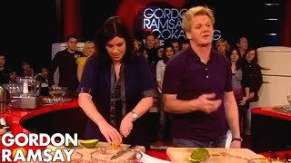 Gordon Shows How to Prepare Prawn Cocktail  Gordon Ramsay [upl. by Nytsirt85]