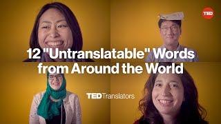 12 quotUntranslatablequot Words from Around the World [upl. by Asare929]