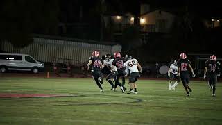 Josh Gonzales Football Highlights vs Vista 2024 [upl. by Herwig]