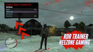 WANT Red Dead Redemption Cheats Lennys Simple Trainer Revealed [upl. by Atiuqcir]