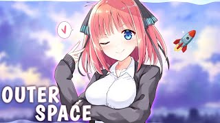 Nightcore  Outerspace Lyrics by Beauz amp Dallas [upl. by Chadburn]