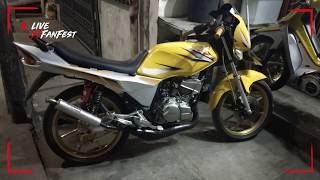 RXZ catalyzer yellow knalpot YY pang Malaysia [upl. by Tra]