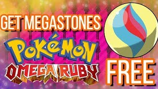 GET ANY MEGASTONE U WANT HACK POKEMON OMEGA RUBY TUTORIAL [upl. by Ramiah]