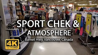 4K Sport Chek amp Atmosphere  Canada  Walking Tour  Island Times [upl. by Eyot]